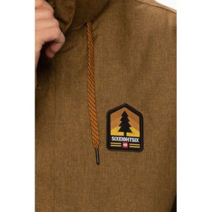 Geacă Ski și Snowboard 686 Foundation Insulated Jacket Gold Brown Melange Colorblock