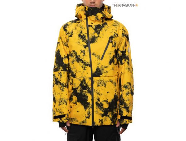 Geacă Ski și Snowboard 686 GLCR Hydra Thermagraph Jacket Sub Yellow Tie Dye