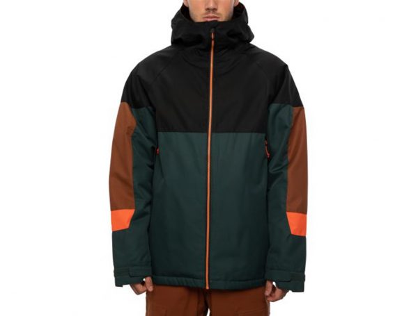 Geacă Ski și Snowboard 686 Static Insulated Jacket Dark Spruce Colorblock