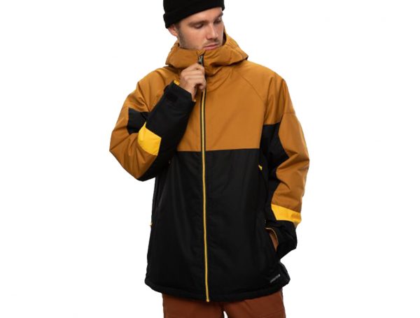 Geacă Ski și Snowboard 686 Static Insulated Jacket Golden Brown Colorblock